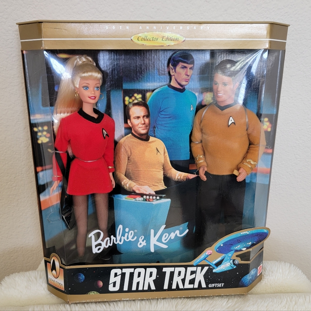VTG 1996 Barbie & Ken STAR TREK Giftset 30th Anniversary Collector Edition